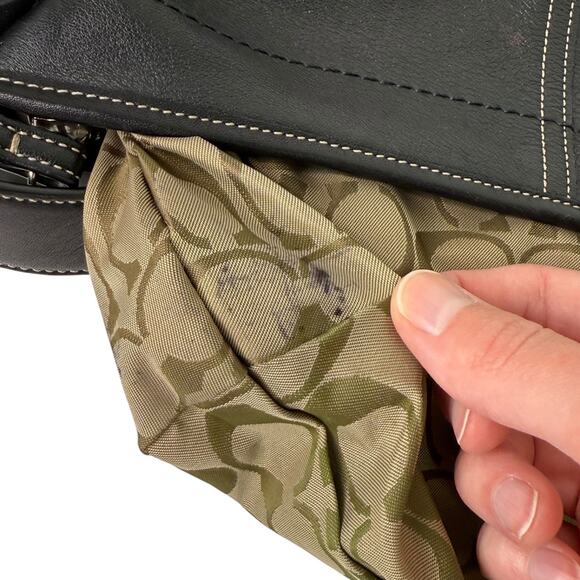 Coach 9541 Soho Small Hobo Black Leather Bag Purse Shoulder Bag Y2K Vintage - Picture 15 of 16